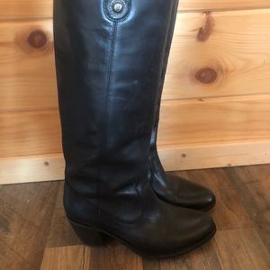 Frye Leather black boots